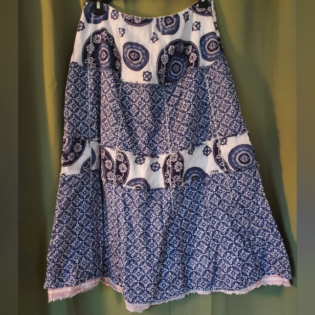 Eddie Bauer Costal Cowgirl Western Circle Skirt